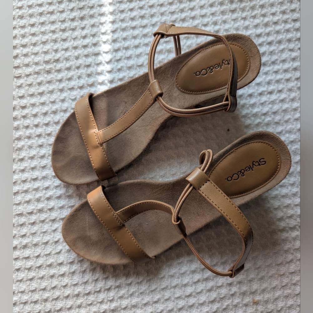 Stylish‎ Tan Sandals by Style & Co. Size 7